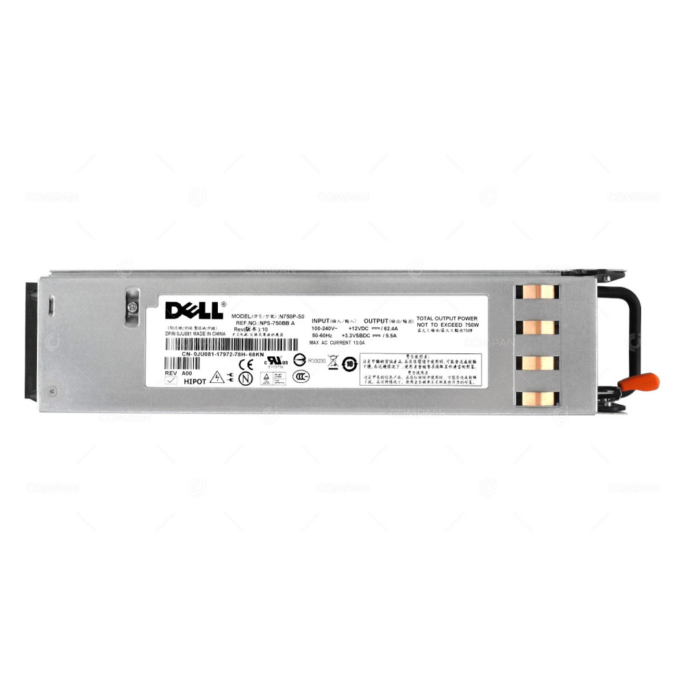 JU081 DELL 750W POWER SUPPLY FOR DELL POWEREDGE 2950